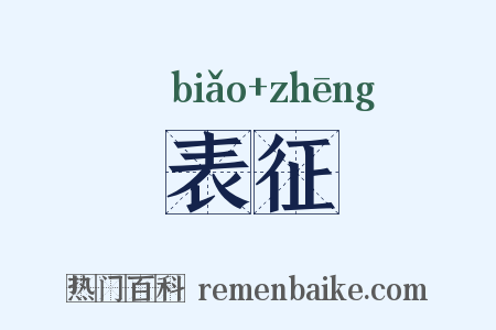 表征是什么意思的图片